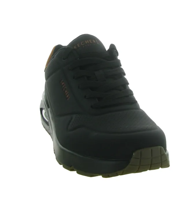 baskets et sneakers - Confort - homme - Synthétique - Noir - Skechers footwear
