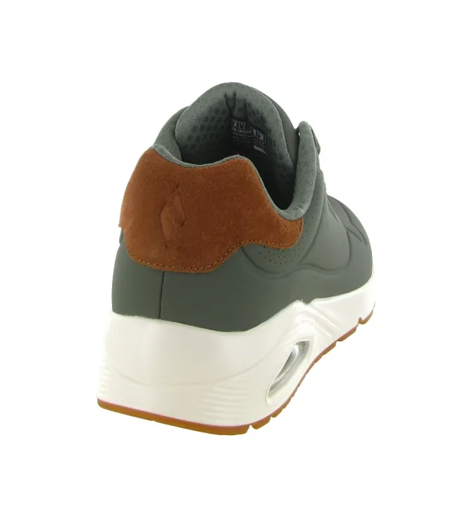 baskets et sneakers - Confort - homme - Synthétique - Vert - Skechers footwear