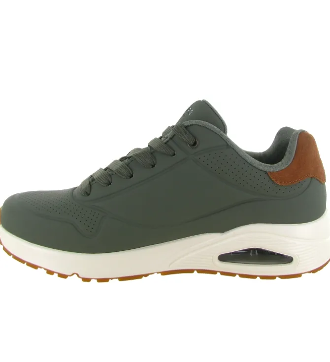 baskets et sneakers - Confort - homme - Synthétique - Vert - Skechers footwear