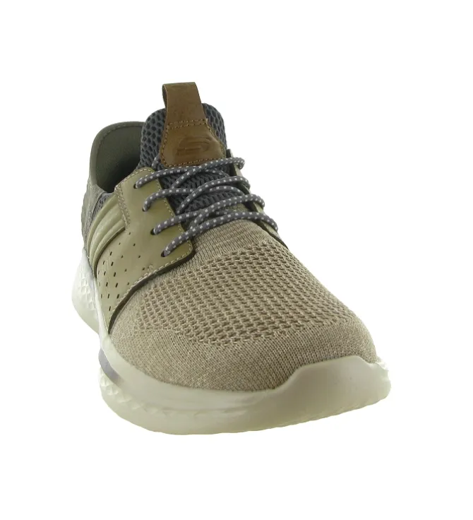 baskets et sneakers - Confort - homme - Synthétique - Taupe - Skechers footwear