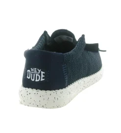 baskets et sneakers - Confort - homme - Textile - Bleu Marine - Hey dude