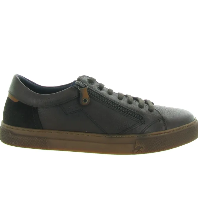 baskets et sneakers - Confort - homme - Cuir - Marron - Fluchos