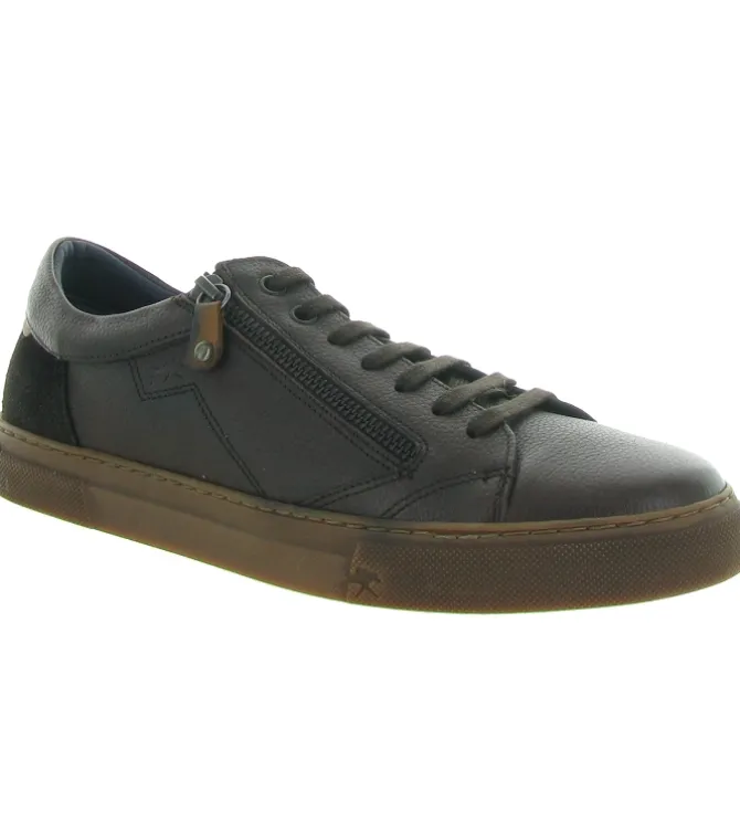 baskets et sneakers - Confort - homme - Cuir - Marron - Fluchos