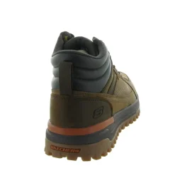 baskets et sneakers - Confort - homme - Cuir - Marron - Skechers footwear