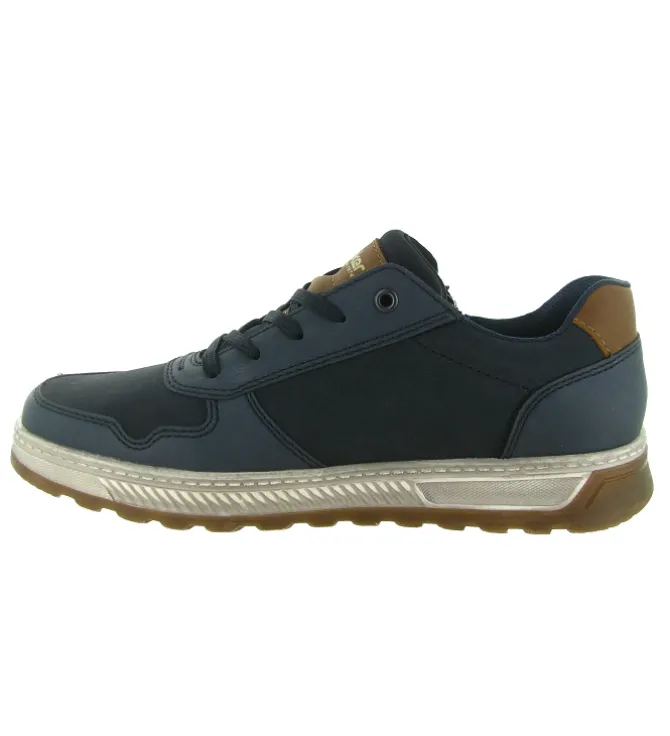 baskets et sneakers - Confort - homme - Synthétique - Bleu Marine - Rieker