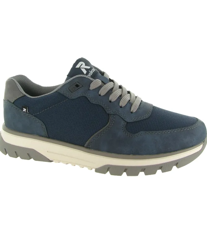 baskets et sneakers - Confort - homme - Synthétique - Bleu - Rieker