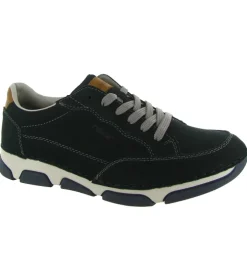 baskets et sneakers - Confort - homme - Cuir - Bleu Marine - Rieker