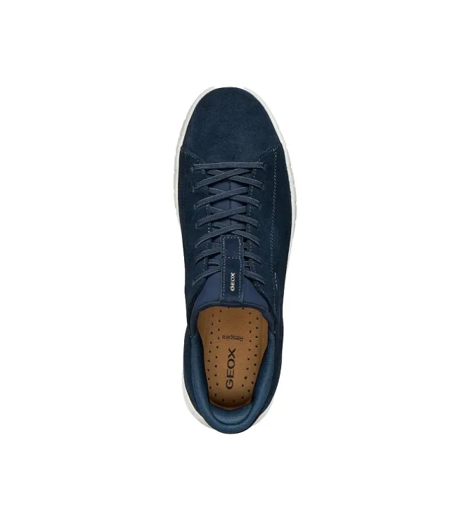 baskets et sneakers - Confort - homme - Nubuck - Bleu Marine - Geox