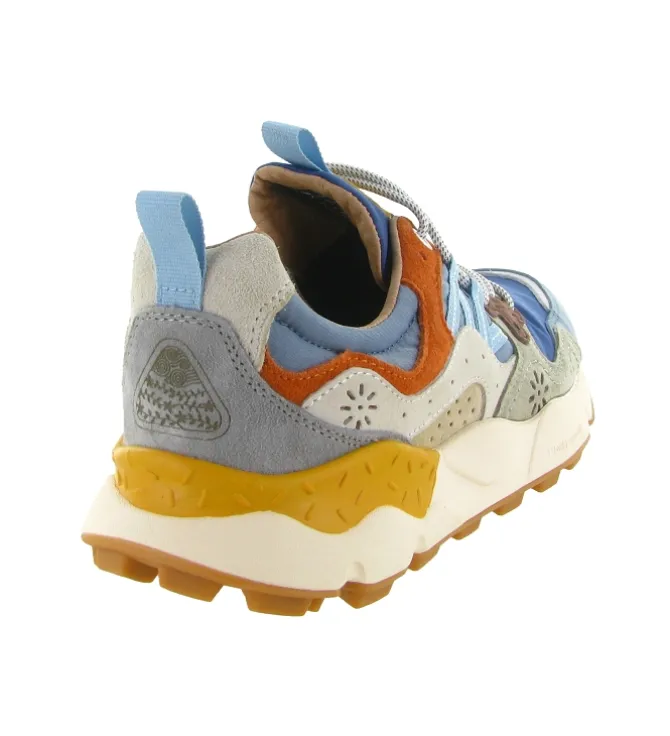 baskets et sneakers - Confort - homme - Nubuck - Bleu Marine - Flower mountain