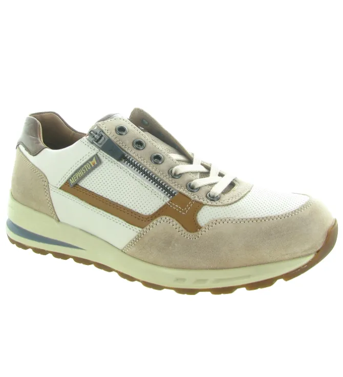 baskets et sneakers - Confort - homme - Cuir - Beige - Mephisto