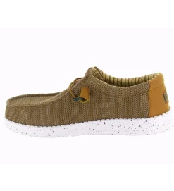 baskets et sneakers - Confort - homme - Textile - Marron - Hey dude