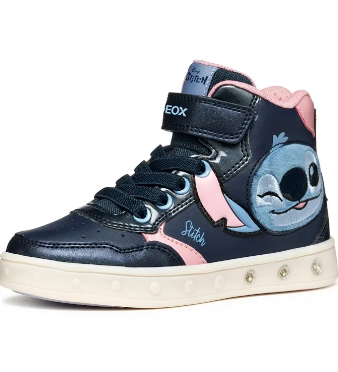 baskets et sneakers - - junior fille - Synthétique - Bleu - Geox