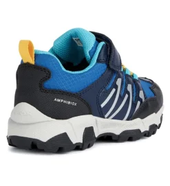 baskets et sneakers - - junior garcon - Toile - Bleu - Geox