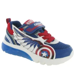 baskets et sneakers - - junior garcon - Synthétique - Bleu - Geox