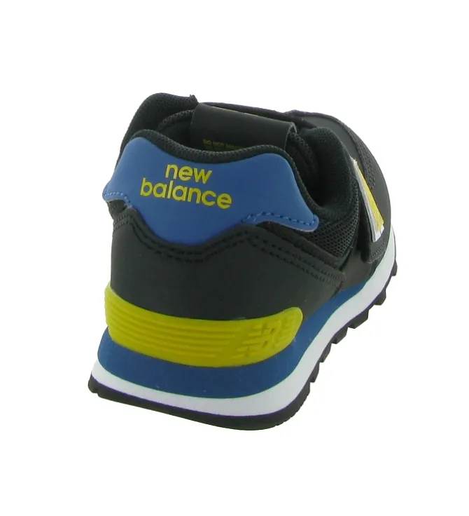 baskets et sneakers - - junior garcon - Nubuck - Bleu Marine - New balance