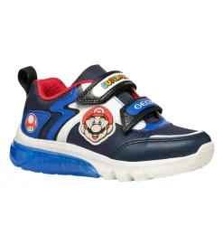 baskets et sneakers - - junior garcon - Synthétique - Bleu - Geox