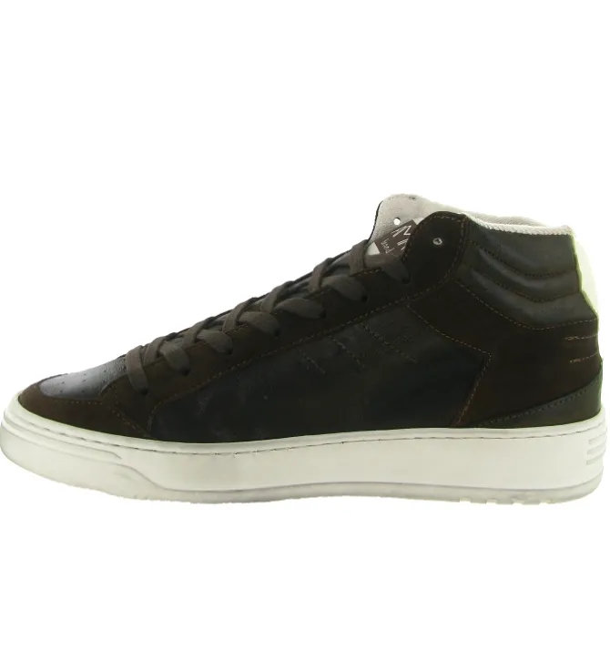 baskets et sneakers - Montante - homme - Cuir - Marron - Ama brand