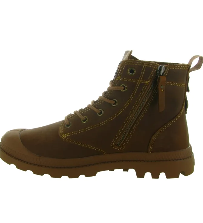 baskets et sneakers - Montante - homme - Cuir - Marron - Palladium