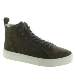 baskets et sneakers - Montante - homme - Nubuck - Marron - Black stone