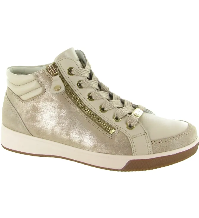 baskets et sneakers - Montante - femme - Cuir - Gris - Ara