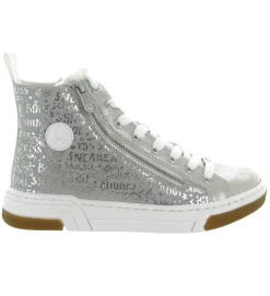 baskets et sneakers - Montante - femme - Synthétique - Argent - Rieker