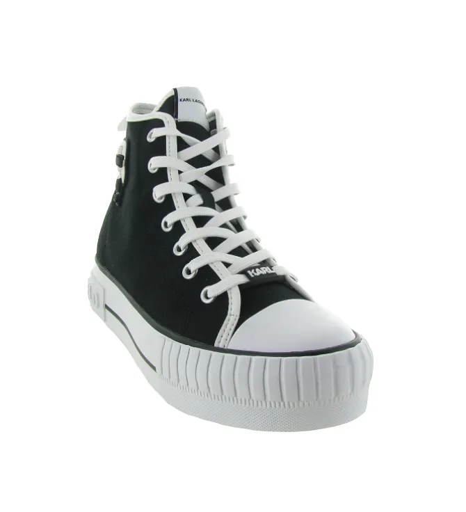 baskets et sneakers - Montante - femme - Toile - Noir - Karl lagerfeld