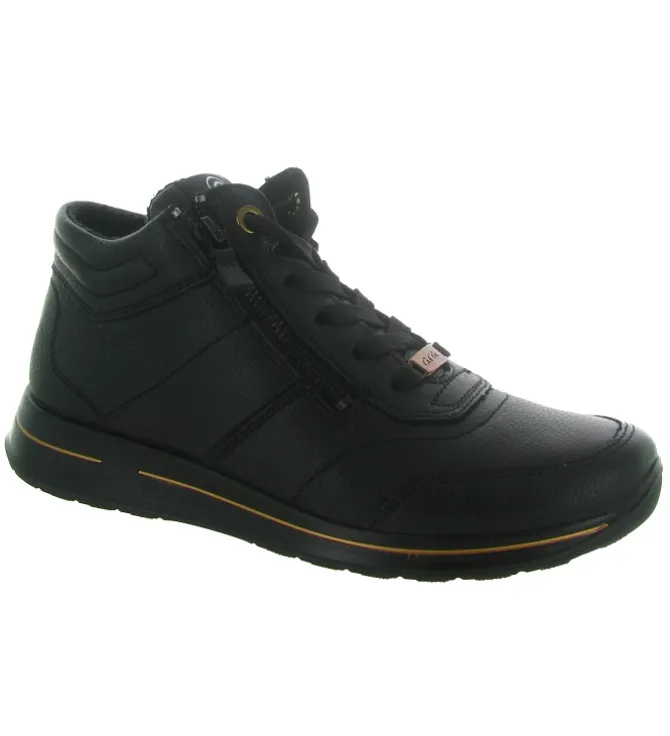 baskets et sneakers - Montante - femme - Cuir - Noir - Ara