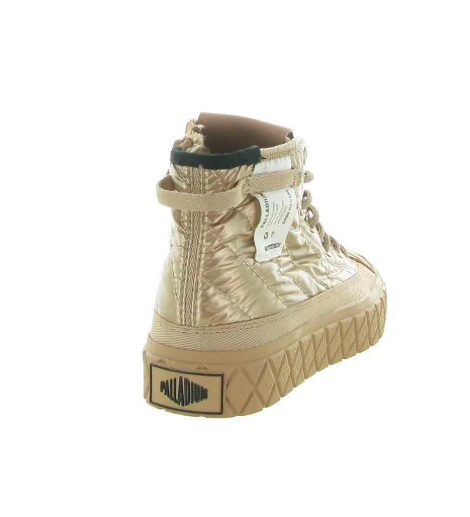 baskets et sneakers - Montante - femme - Synthétique - Or - Palladium