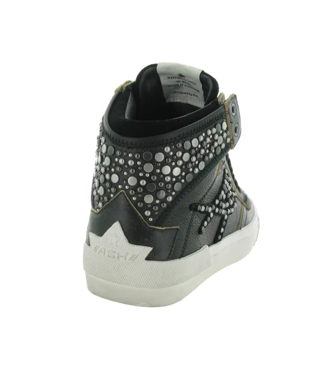 baskets et sneakers - Montante - femme - Cuir - Noir - Ash italia