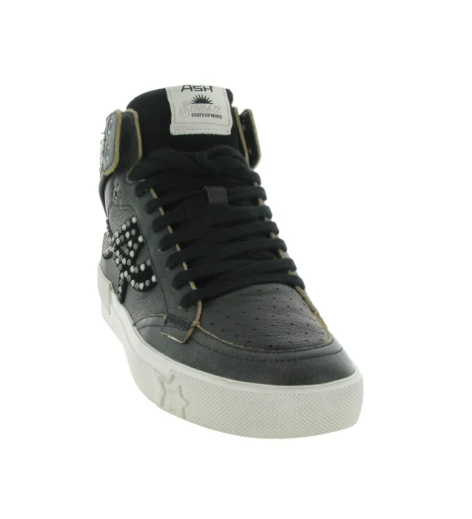 baskets et sneakers - Montante - femme - Cuir - Noir - Ash italia