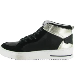 baskets et sneakers - Montante - femme - Cuir - Noir - Semerdjian