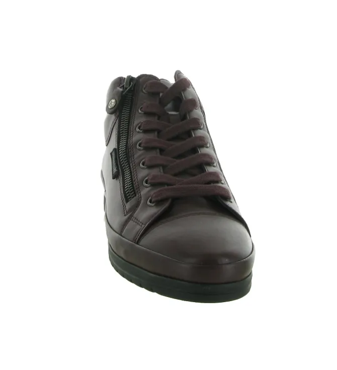 baskets et sneakers - Montante - femme - Cuir - Bordeaux - Mephisto