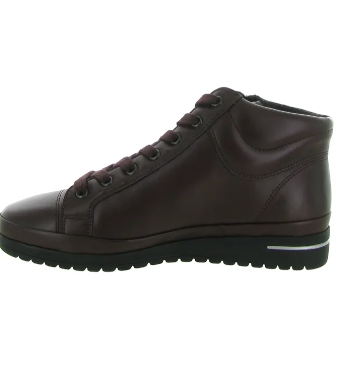 baskets et sneakers - Montante - femme - Cuir - Bordeaux - Mephisto