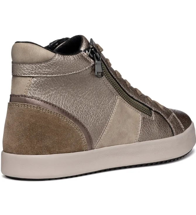 baskets et sneakers - Montante - femme - Synthétique - Bronze - Geox