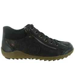 baskets et sneakers - Montante - femme - Cuir - Bronze - Remonte