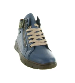 baskets et sneakers - Montante - femme - Nubuck - Bleu - Rieker
