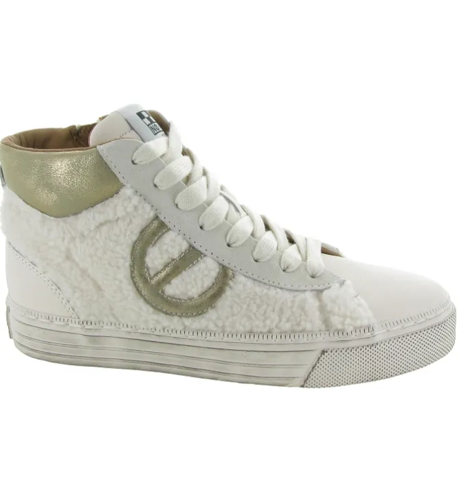 baskets et sneakers - Montante - femme - Cuir - Or - No name