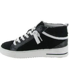 baskets et sneakers - Montante - femme - Cuir - Noir - Semerdjian