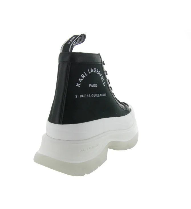 baskets et sneakers - Montante - femme - Toile - Noir - Karl lagerfeld