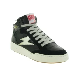 baskets et sneakers - Montante - femme - Cuir - Noir - Semerdjian