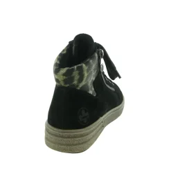 baskets et sneakers - Montante - femme - Synthétique - Noir - Rieker