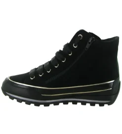 baskets et sneakers - Montante - femme - Nubuck - Noir - Candice cooper