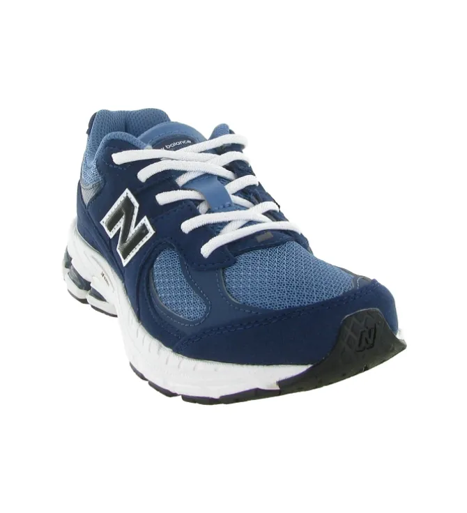 baskets et sneakers - Semelle souple - junior garcon - Nylon - Bleu Marine - New balance