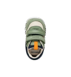 baskets et sneakers - Semelle souple - bebe garcon - Cuir - Vert - Geox
