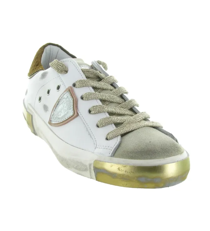 baskets et sneakers - Tendance - femme - Cuir - Blanc - Philippe model
