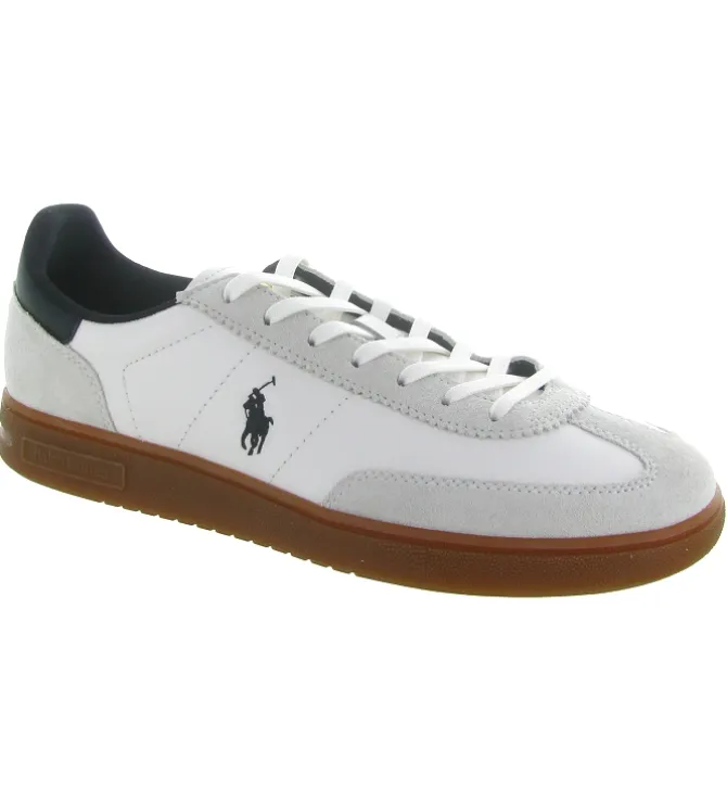 baskets et sneakers - Tendance - homme - Cuir - Blanc - Ralph lauren