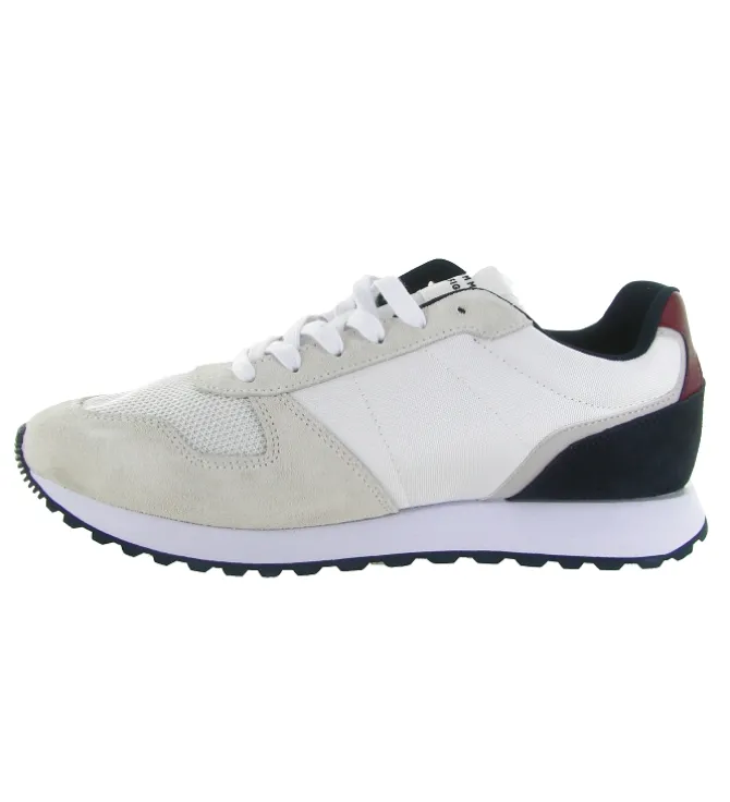 baskets et sneakers - Tendance - homme - Cuir - Blanc - Tommy hilfiger