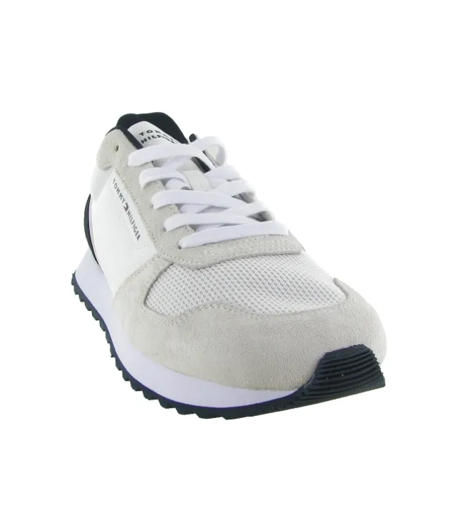 baskets et sneakers - Tendance - homme - Cuir - Blanc - Tommy hilfiger