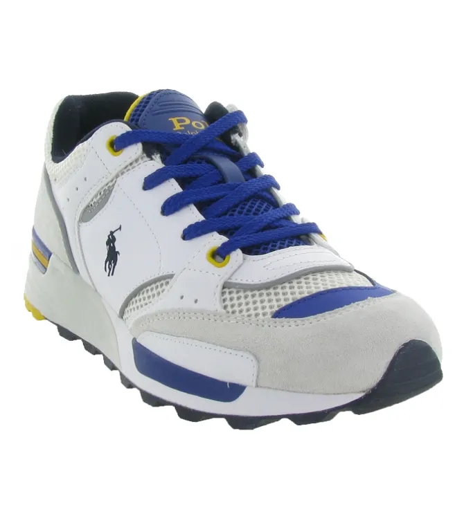 baskets et sneakers - Tendance - homme - Cuir - Blanc - Ralph lauren