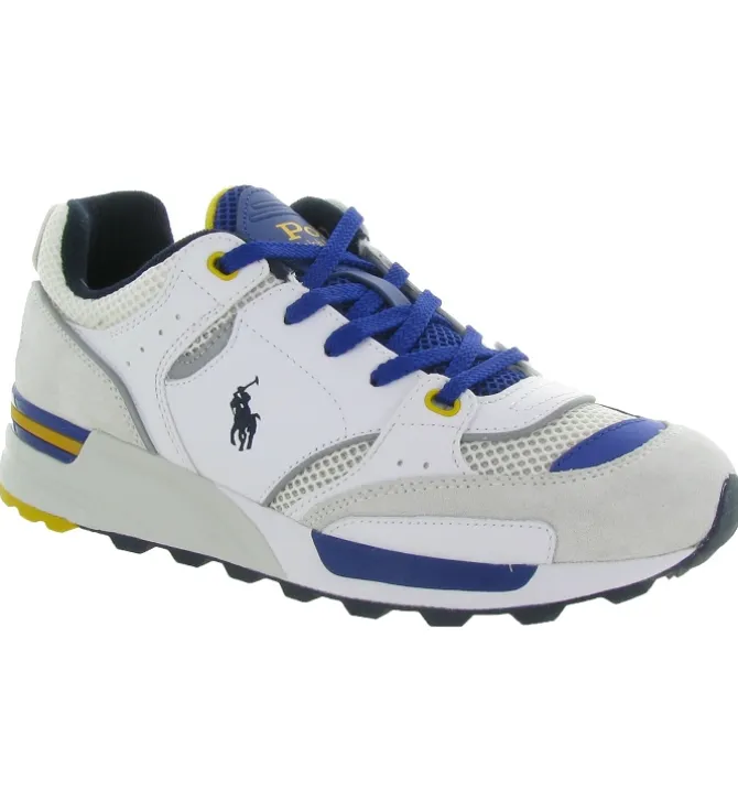 baskets et sneakers - Tendance - homme - Cuir - Blanc - Ralph lauren